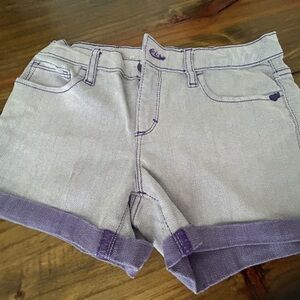 ✨💜GAP Girls Shorts Light Purple with Purple Trim